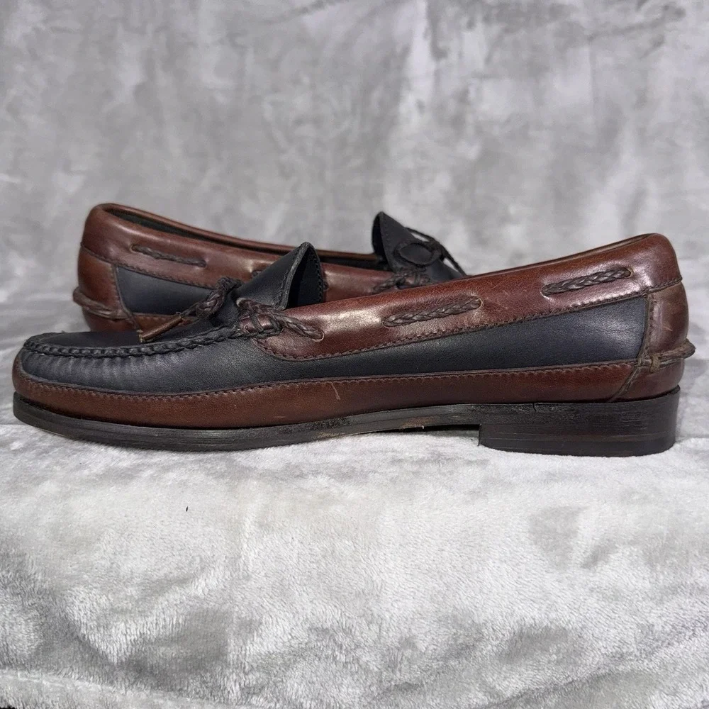 Cole Haan Men's Pinch Tassel Loafer Black & Brown 8.5‎ D Professional Preppy